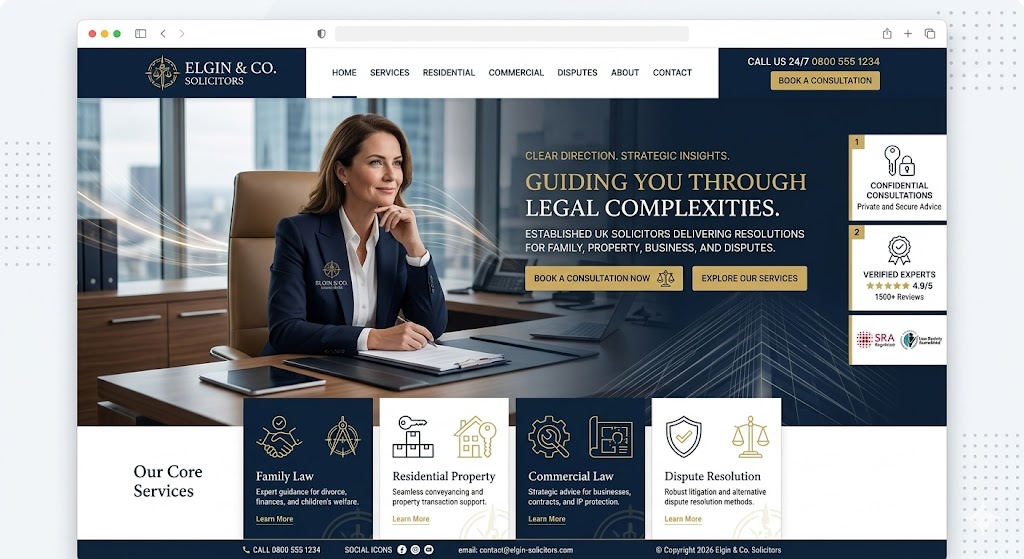 Solicitors Website Preview